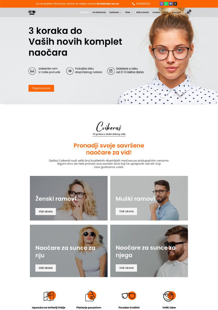 izrada wordpress sajta cvikeras